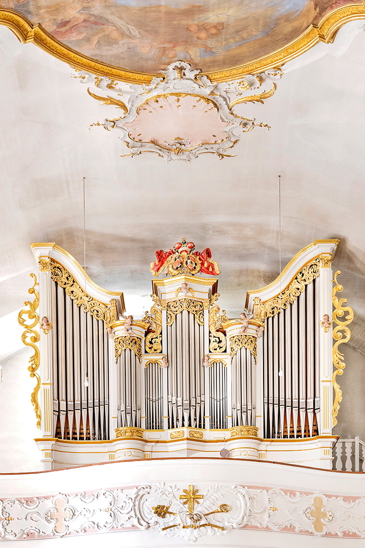 Schlichte Barockorgel