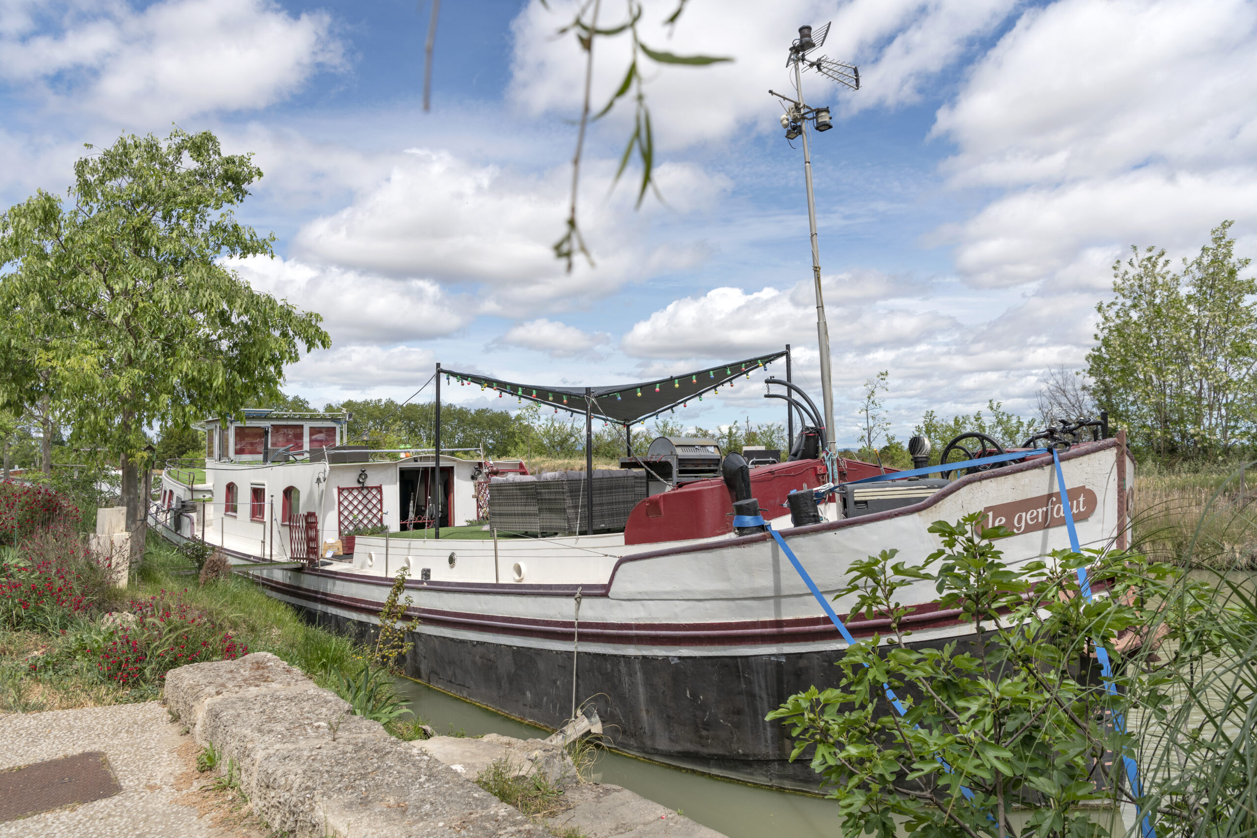 Anlegestelle am Canal du Midi