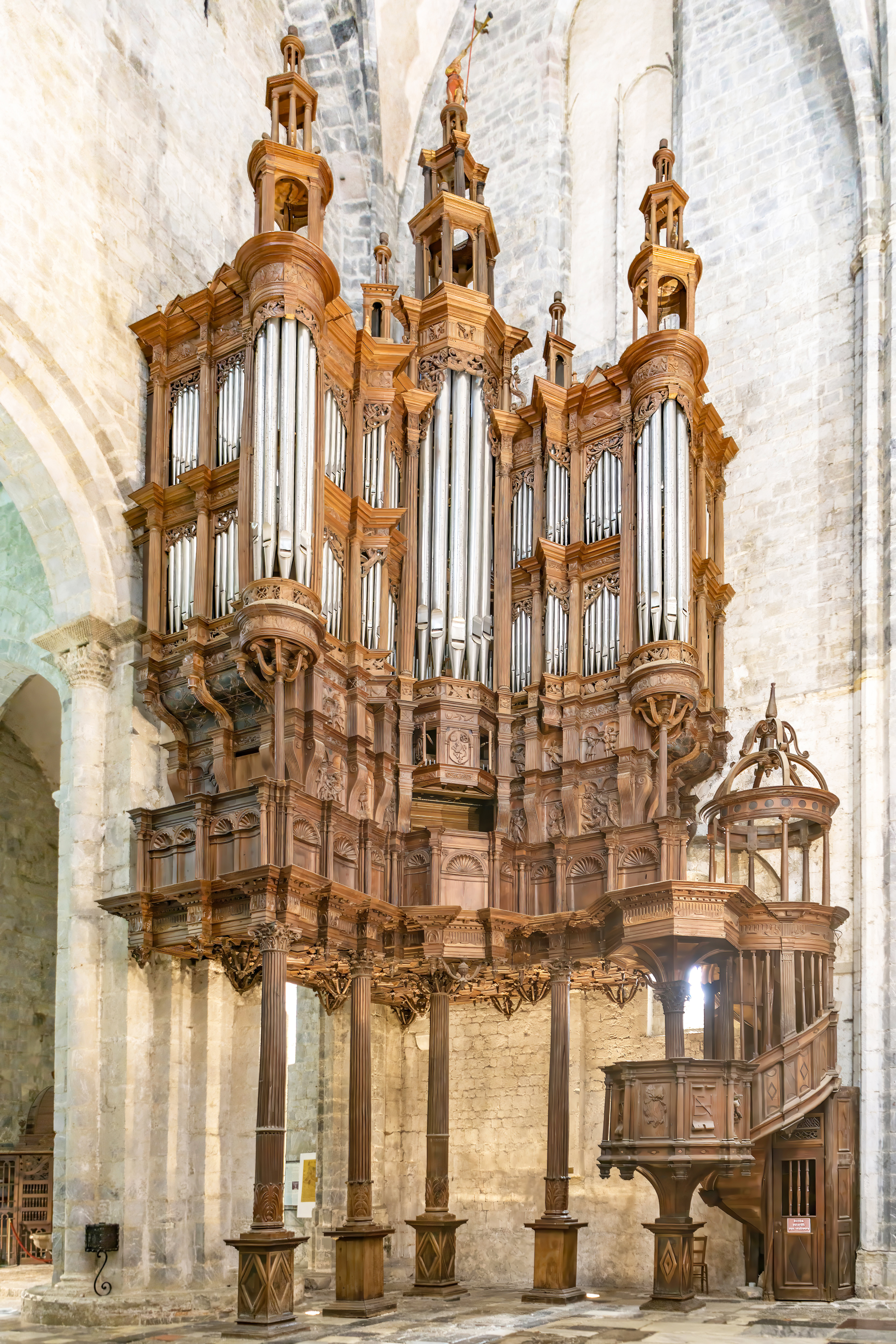 Cathédrale Notre-Dame ou Sainte-Marie mit der Orgel de Saint-Bertrand-de-Comminges