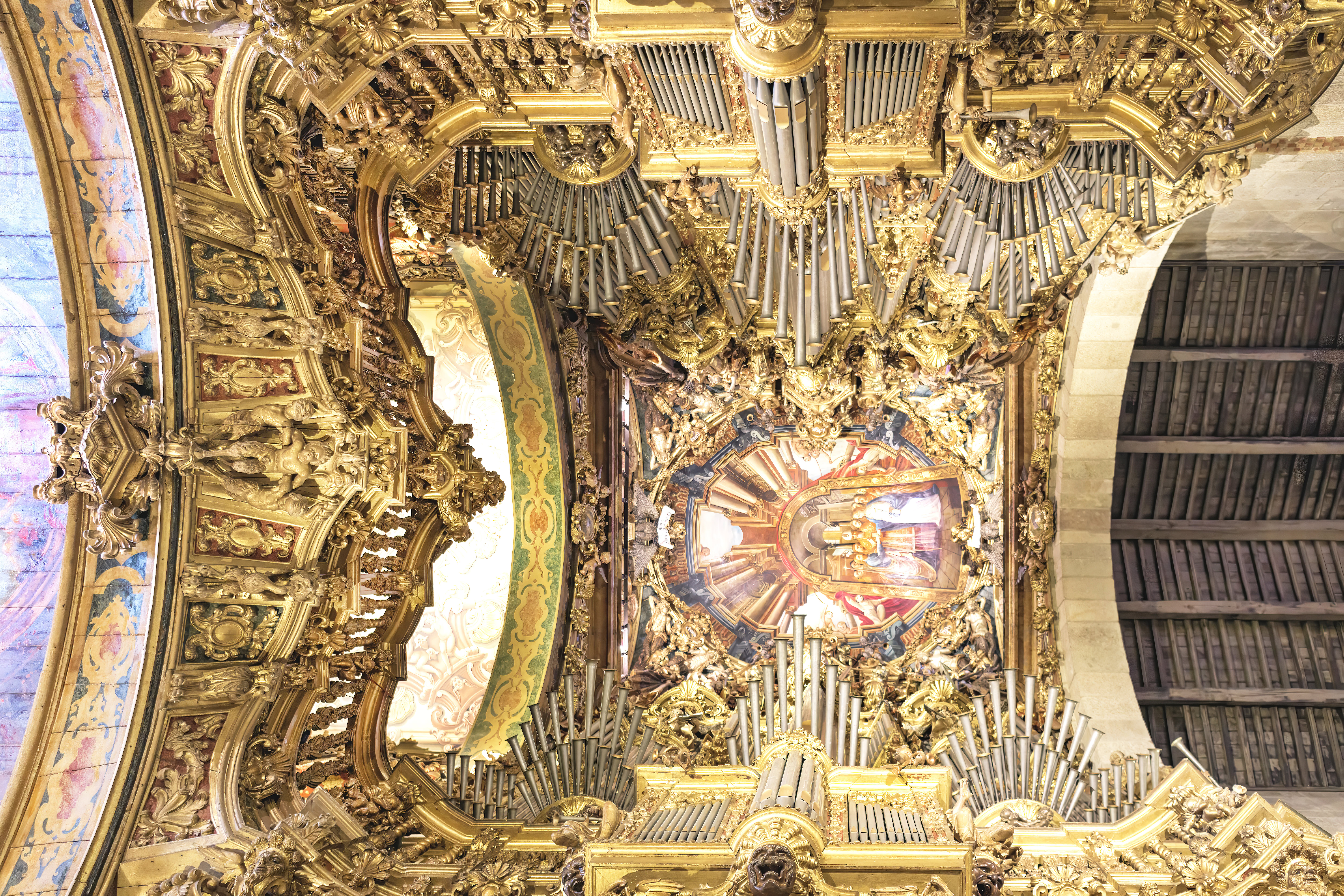 Orgel der Kathedrale Sé de Braga (Portugal).