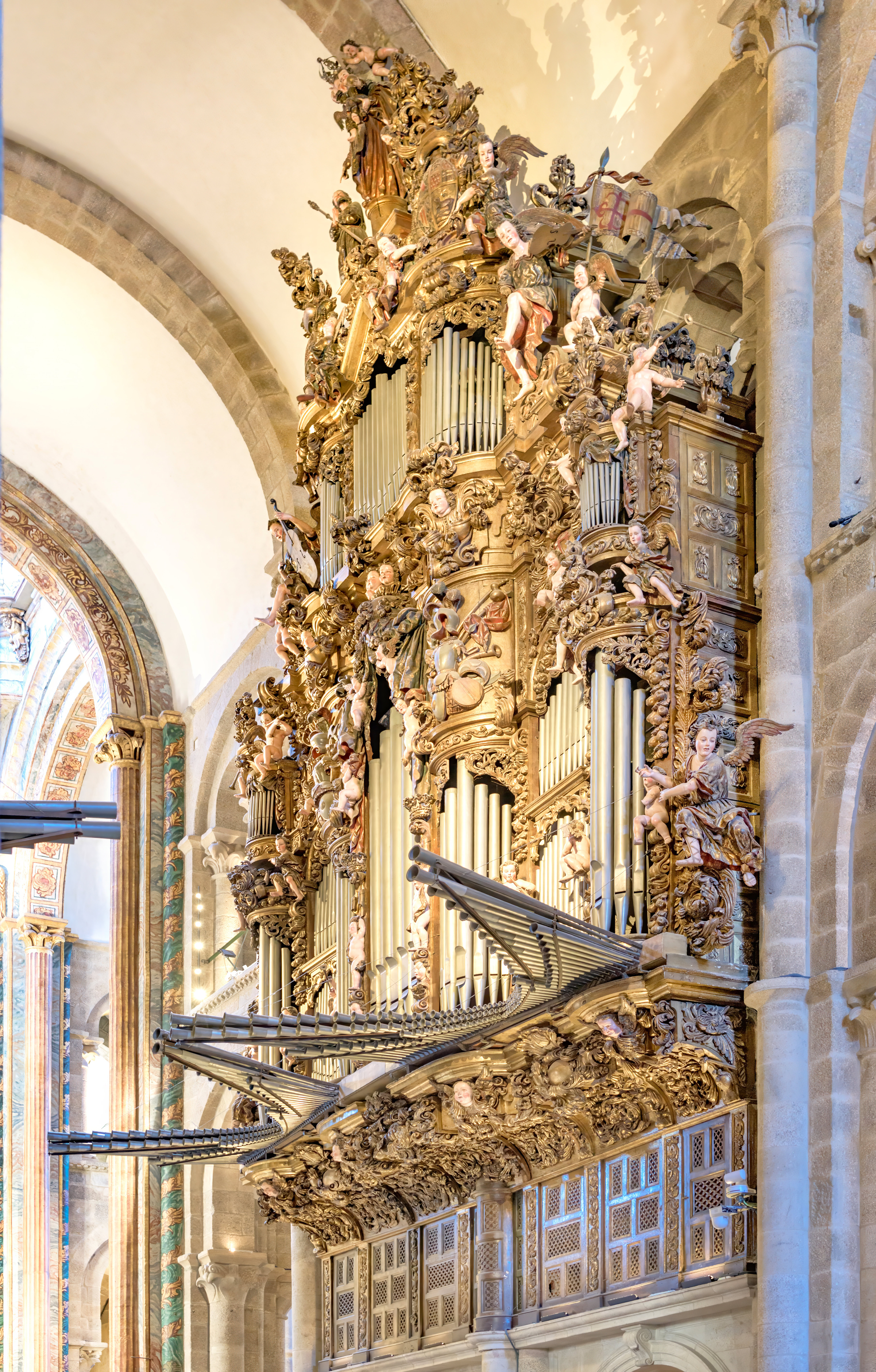 Die Orgel der Kathedrale Santiago de Compostela