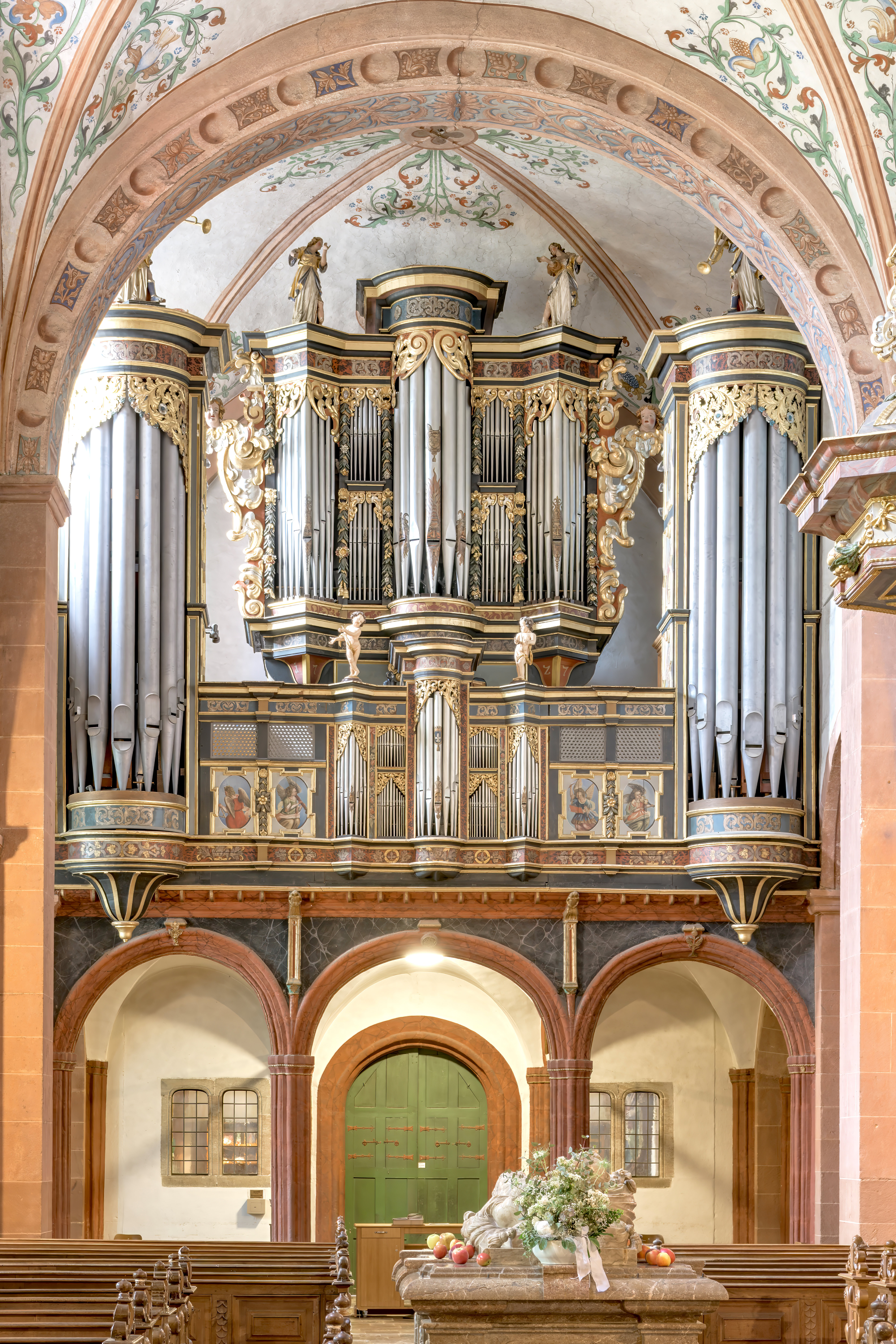 Die barocke Balthasar König Orgel aus dem Jahr 1727 in der Klosterkirche von Steinfelden Die barocke Balthasar König Orgel aus dem Jahr 1727 in der Klosterkirche von Steinfelden gilt als besterhaltenes klösterliches Baudenkmal des Rheinlands.